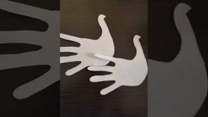 Голубь мира из детских ладошек