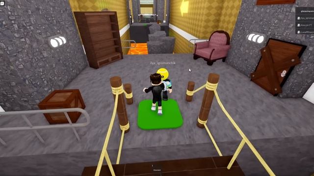 2 НУБА и ДЕВУШКА ПРО ДЕЛАЮТ ПОБЕГ ИЗ ТЮРЬМЫ КУКЛЫ БАРРИ В РОБЛОКС! | Глазастая Морда Minecraft смотреть онлайн