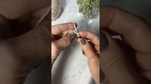 Косынка  чулочной вязкой на спицах