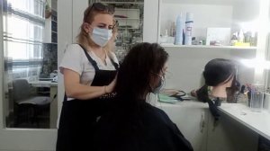 Coloring in one tone. Окрашивание в один тон.