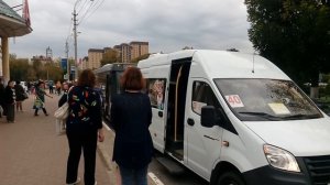 Микроавтобус ГАЗ-A65R32 Next М 242 СН 750 остановка Горсовет 04.04.2019