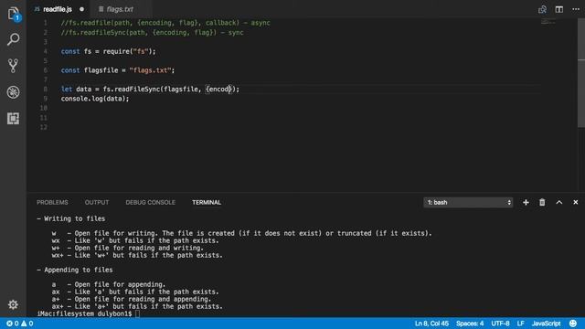 NodeJS FileSystem: Read Files Using fs.readFile() and fs.readFileSync() смотреть онлайн