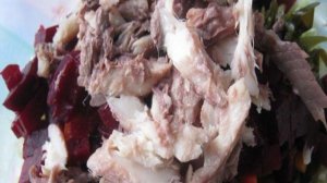 Винегрет с рыбой