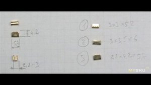U-образные соединители для проводов. Набор 4 вида по 100шт. Миниобзор | #Обзор