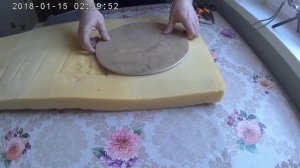 банкетка из катушек от сварочной проволоки.