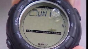 Демонстрация функций часов "Suunto Vector Black"