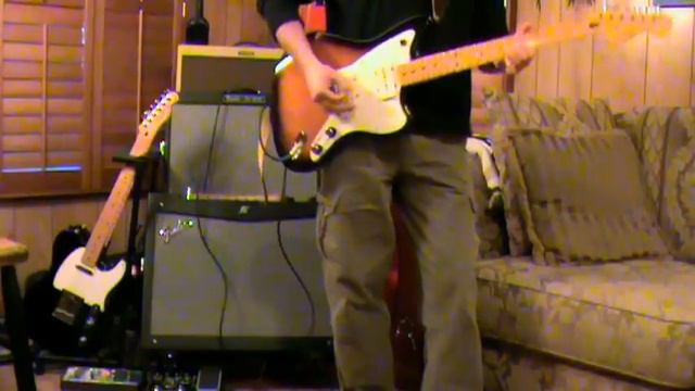 Stevie (guitar) Miller tune with Fender Squier VM Jazzmaster and Fender Mustang IV amp смотреть онлайн