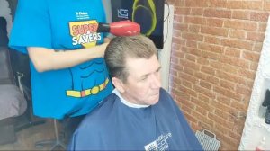 Две Стрижки // Two haircuts / Стригу мужчину и его внука / Урок по двум стрижкам // Детской Взросло