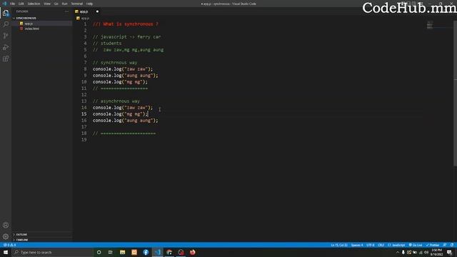 Sync vs Async