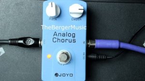 Pedal JOYO Analog Chorus JF-37 demo