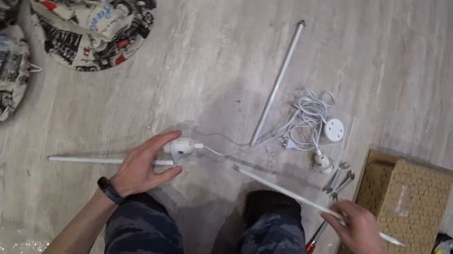 Обзор Как собрать Торшер LGO LSP-0504 Cottonwood Распаковка Сборка смотреть онлайн