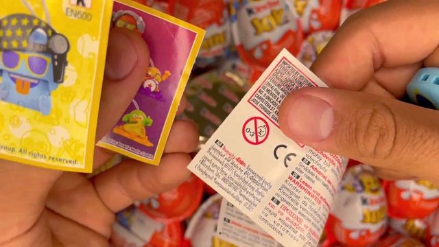 Kinder JOY Chocolate Eggs Unpacking ? ASMR Satisfying ? A Lot Of Kinder Eggs ❤️ смотреть онлайн
