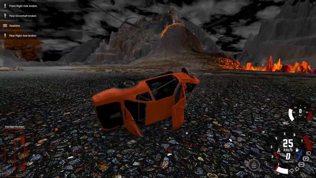 Jumping In Volcano #3! BeamNG drive Compilation! High Speed Jumps! Beam NG Car Crashes! BNG Mods! смотреть онлайн