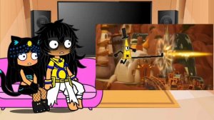 two gods Bill Cipher vs Discorb react to gacha