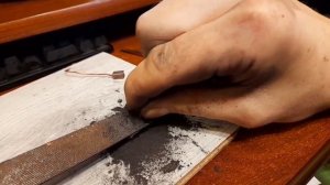 Обработка медно-графитовых щёток электродвигателя автомобиля