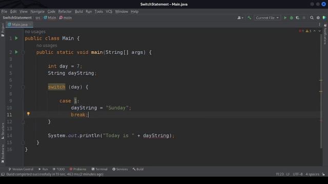 06 - Java Making Decisions (Switch Statement) смотреть онлайн