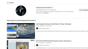 Владимир Николаевич S Что произошло на самом деле с автором этого канала ?