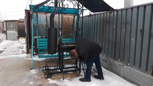 Мангал три в одном - комплект барбекю
