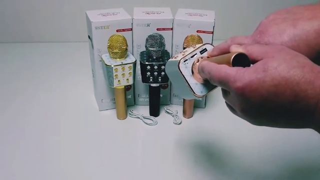 БЕСПРОВОДНОЙ МИКРОФОН-КАРАОКЕ WS-1688. смотреть онлайн