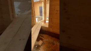 Баня из клеёного бруса.