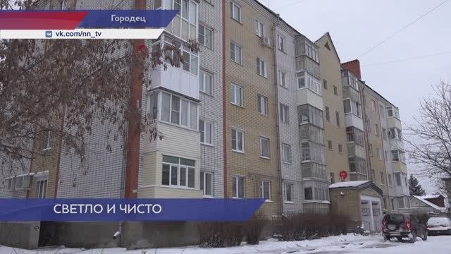 После предписания ГЖИ домоуправляющая компания выполнила ремонт подъезда