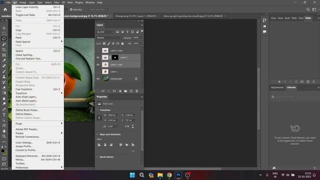 Orange Manipulation in Photoshop / way to do смотреть онлайн