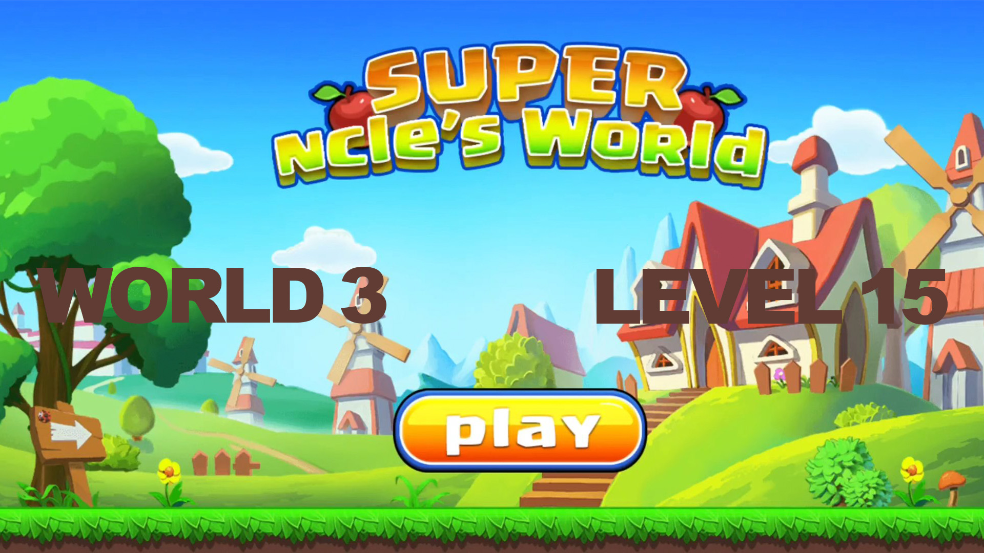 Super ncle's  World 3. Level 15.