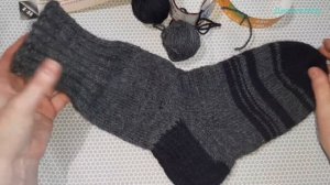 Носки в которых можно заменить пятку | Как вязать |