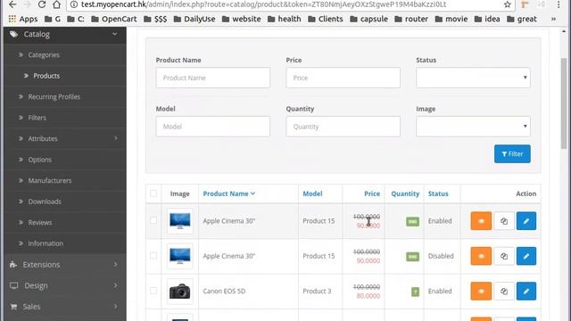 Product Quick View and Copy (Admin) Opencart v2.3.0.2 смотреть онлайн