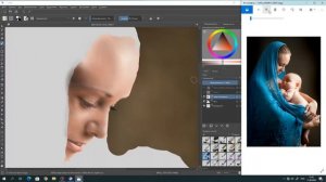 Урок 1. Рисование реалистичных лиц в Krita (How to paint in Krita)