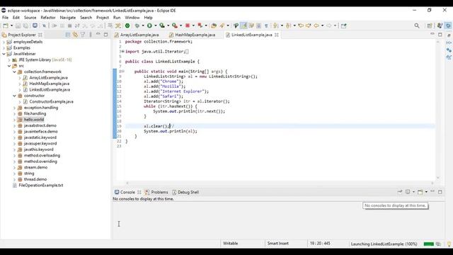 Collection Framework in java