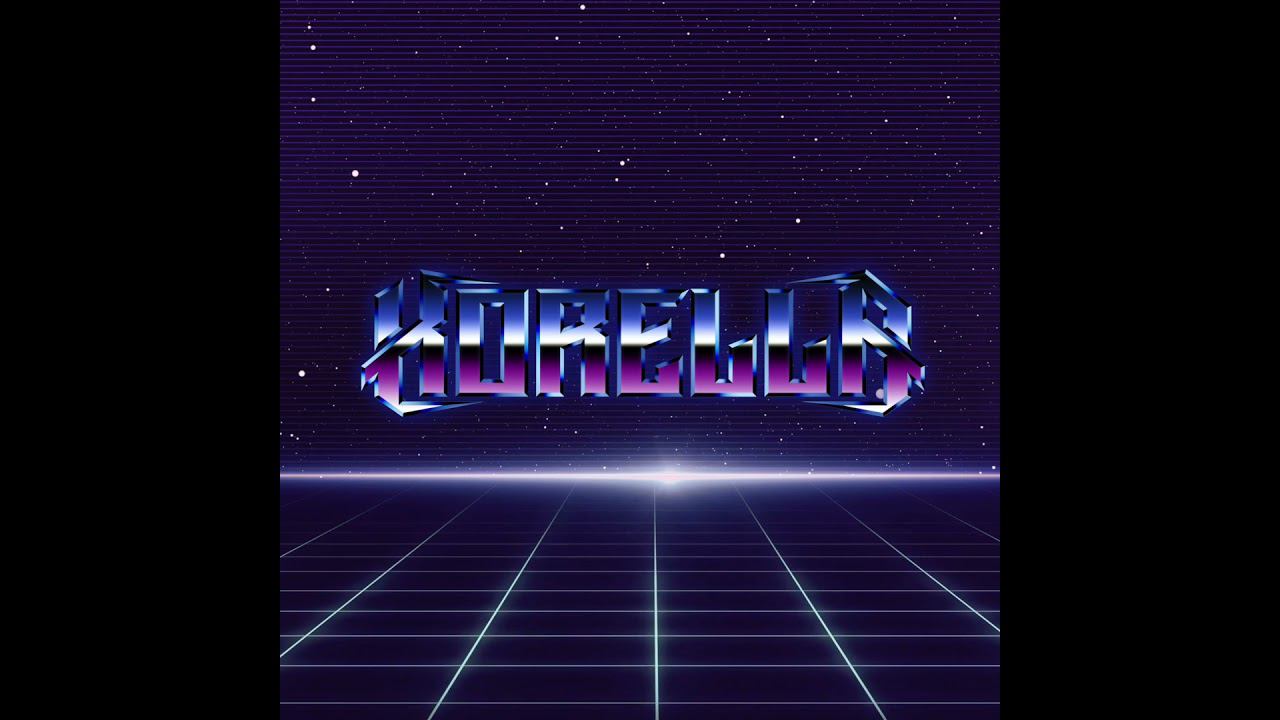 KORELLA Retrowave style logo