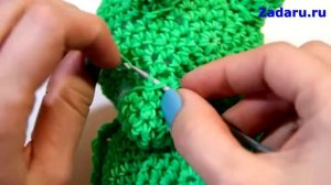 Ам Ням из резинок Лумигуруми   Урок 5 часть 3