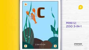 Free iPad game for kids - Mini-U: ZOO 3 in 1 - Learn English Alphabet with cute animals and have fu