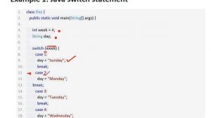 OOP WK 03 Video 4   switch condition in Java