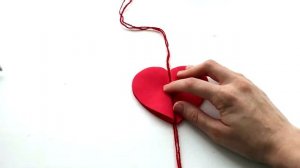 DIY Милая гирлянда из фоамирана | Декор для романтичного свидания | valentines day decor ideas