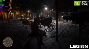 LENOVO LEGION 5 Laptop // RTX 3060 + Ryzen 7 5800H // Red Dead Redemption 2 Benchmark