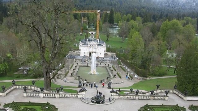 Замок Линдерхоф.  Schloss Linderhof.  Обераммергау .  Oberammergau