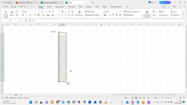 Module 4: Transforming Data with Excel ( Data Analytics- Excel, SQL, Tableau)