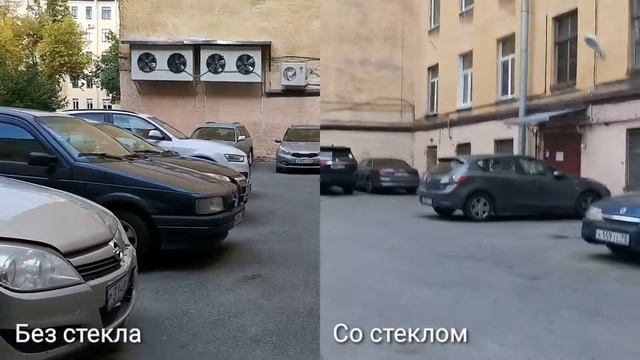 Защитное стекло на камере. А что с качеством съёмки? смотреть онлайн
