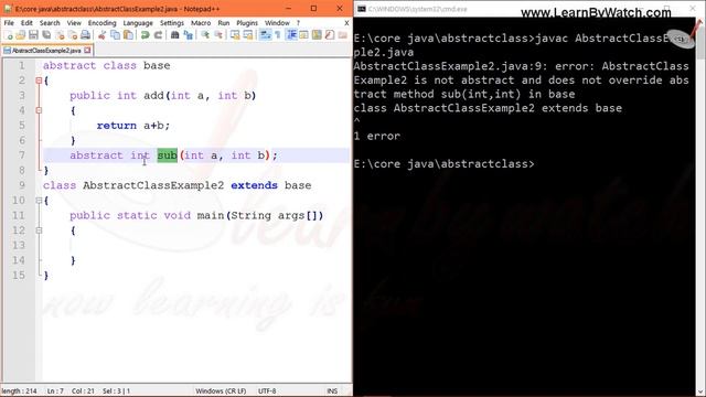 How to use abstract class in JAVA | Learn JAVA with practical examples | Vineet Agarwal
