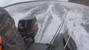 Рыбалка на крупную щуку , богучанское море.