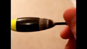 Скользящий поплавок  огруженый .Переделка из обычного