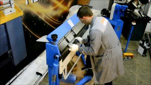 Как изготовить фасадную кассету на сегментальном листогибе
