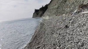 Нудистский пляж в Дивноморске.