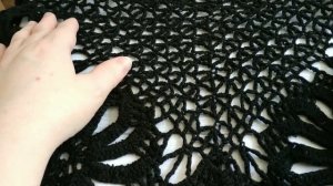 ШАЛЬ КРЮЧКОМ/МОТИВЫ И СЕТОЧКА/КАРТИНКА ШАЛИ В КОНЦЕ ВИДЕО/ВЯЗАНИЕ ДЛЯ НАЧИНАЮЩИХ/Crochet