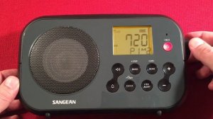 Sangean PR-D12 Weather Alert Radio Evening AM