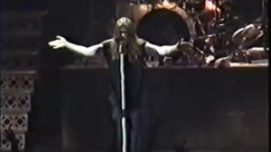 Ozzy Osbourne - Paranoid -Hamilton Sept 28th 1996