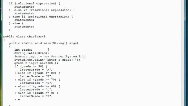 08-05 The if else if Statement Part 1 | Making Decisions | Beginners Java Programming. смотреть онлайн