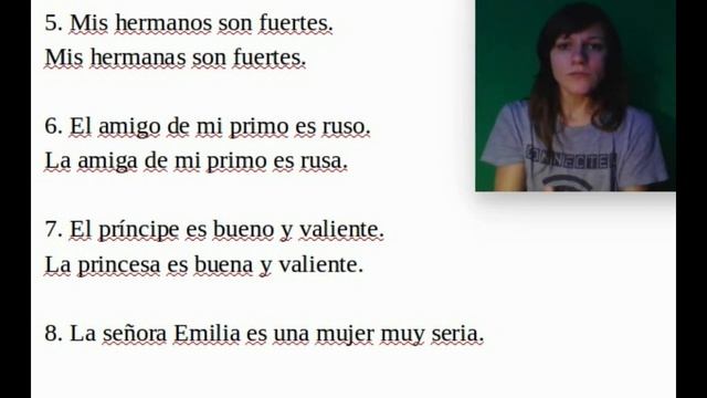 (A1) Согласование прилагательных и существительных по роду и числу смотреть онлайн